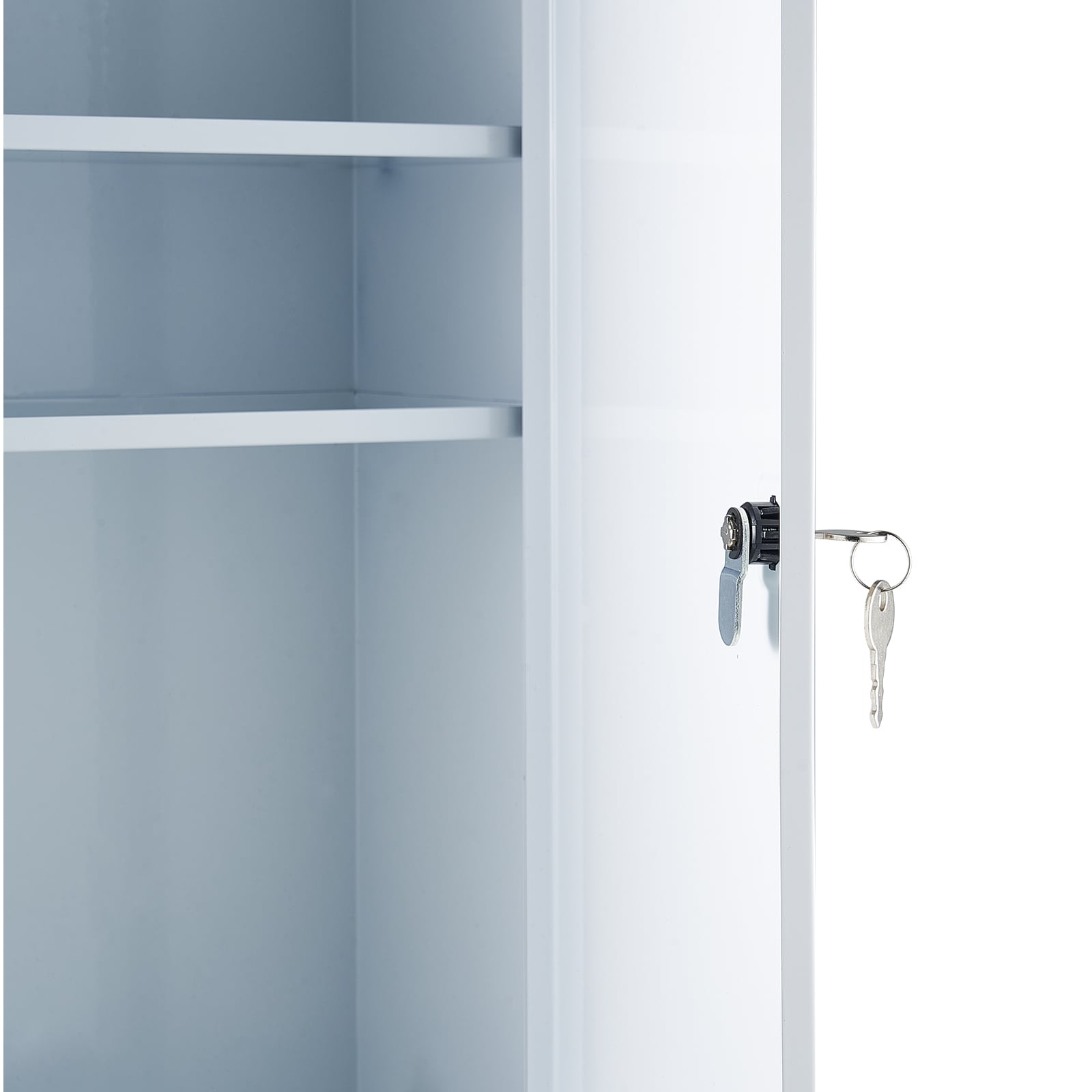 Wall Mounted First Aid Cabinet Metal Emergency Medicine Box_voghion.com
